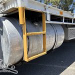 2005 Hino Ranger Tray Back Truck with Crane fuel tank