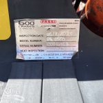 2005 Hino Ranger Tray Back Truck with Crane crane inspection plate