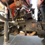 2005 Hino Ranger Tray Back Truck with Crane crane control panel