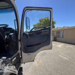 2005 Hino Ranger Tray Back Truck with Crane drivers doorway