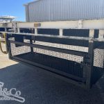 2012 Isuzu FVZ 1000 Tray Back Truck with Hiab under tray storage cage