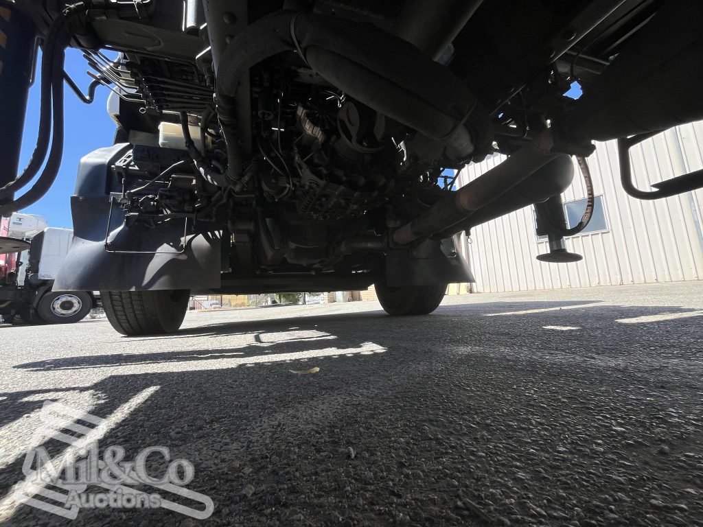 2012 Isuzu FVZ 1000 Tray Back Truck with Hiab undercarriage