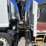 2012 Isuzu FVZ 1000 Tray Back Truck with Hiab crane fitment