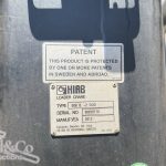 2012 Isuzu FVZ 1000 Tray Back Truck with Hiab crane identification plate