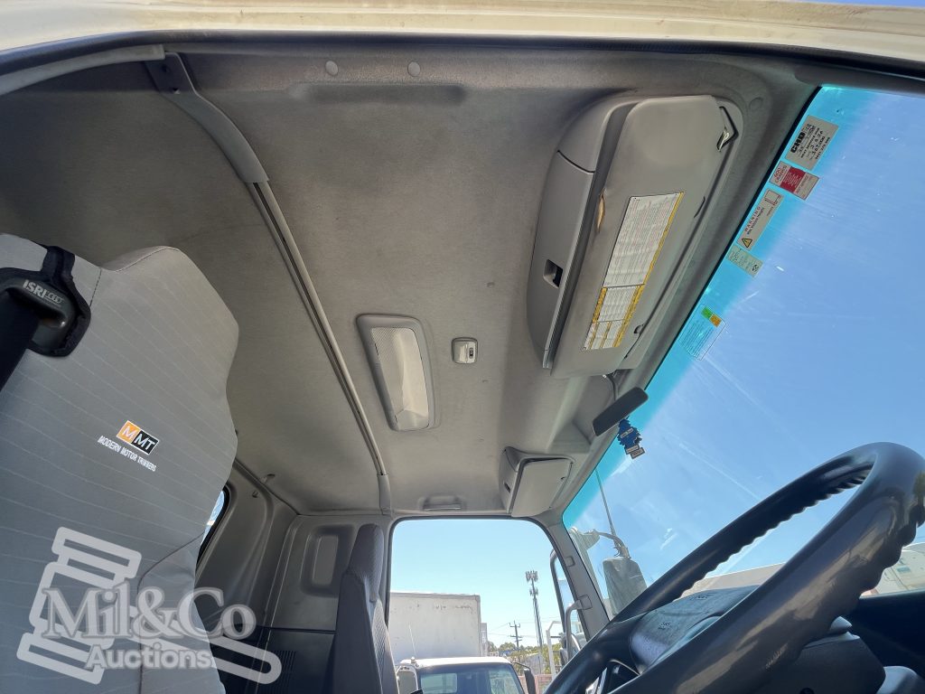 2012 Isuzu FVZ 1000 Tray Back Truck with Hiab interior roof liner