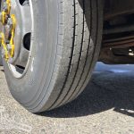 2004 Hino 500 FD Fridge Truck drivers steer tyre tread