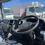 2004 Hino 500 FD Fridge Truck interior drivers side dash
