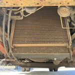 2004 Hino 500 FD Fridge Truck underside from dront of truck