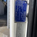 2004 Hino 500 FD Fridge Truck vehicle modification plate and identification plate