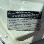 2011 Freightliner CST112 50 tonne Prime Mover with Hydraulics vehicle modification plate