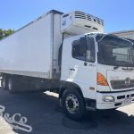 2005 Hino 500 GH Fridge Truck exterior front drivers corner