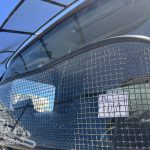 2005 Hino 500 GH Fridge Truck windscreen crack damage passenger side