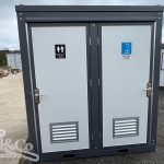 Dual Toilet / Shower Block exterior front