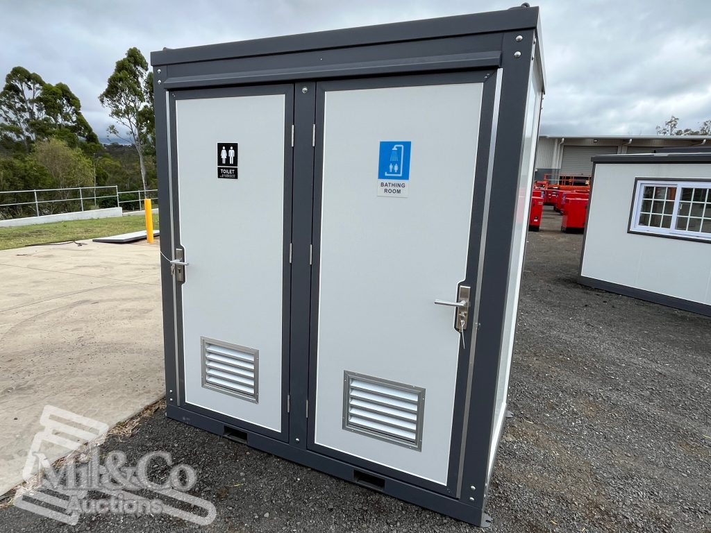 Dual Toilet / Shower Block exterior front