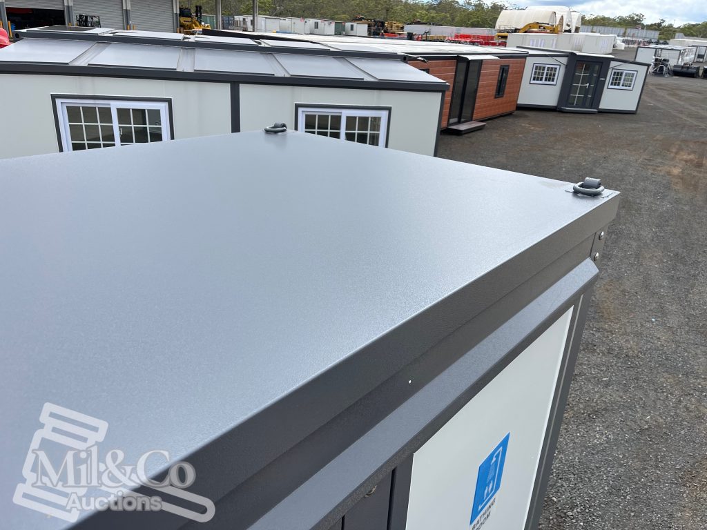 Dual Toilet / Shower Block exterior roof lifting points