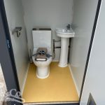 Dual Toilet / Shower Block toilet and vanity