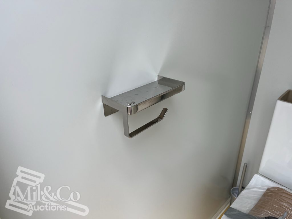 Dual Toilet / Shower Block toilet paper holder