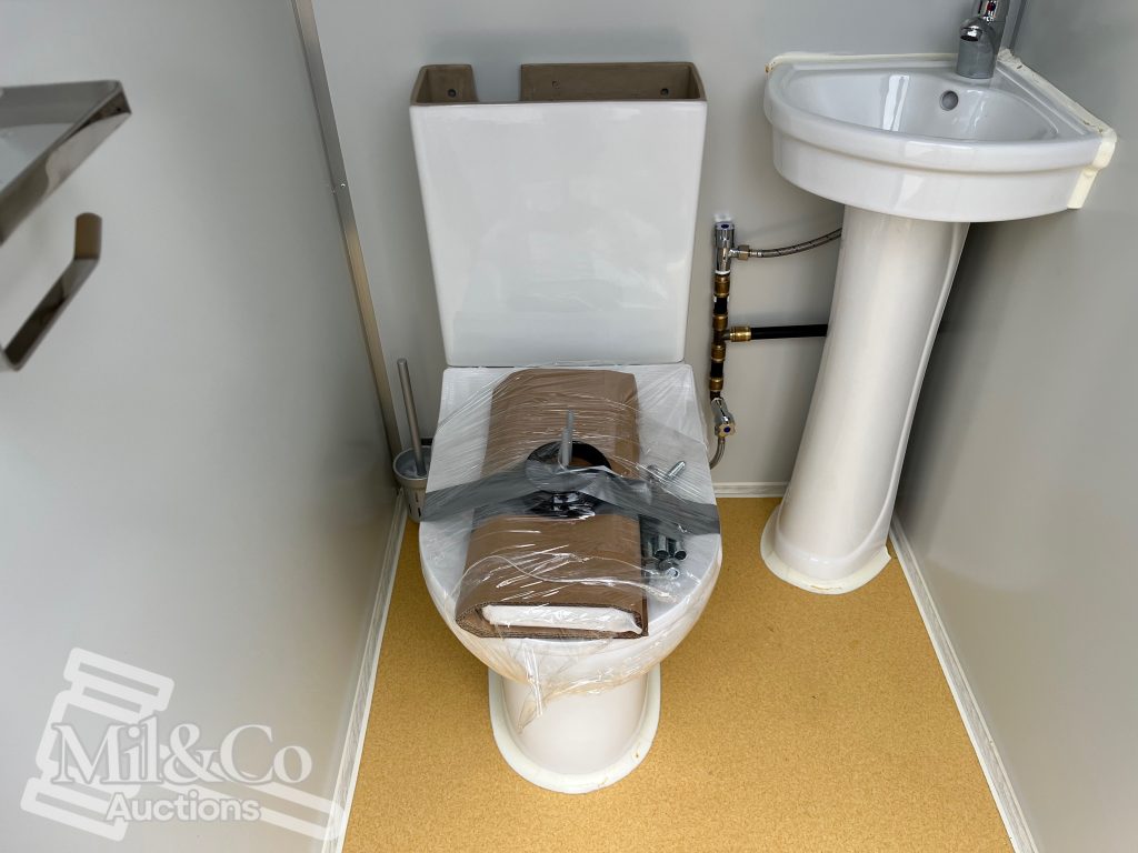 Dual Toilet / Shower Block toilet and vanity