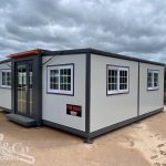 20ft Expandable House - with Ensuite exterior front corner