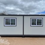 20ft Expandable House - with Ensuite exterior side view