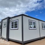 20ft Expandable House - with Ensuite exterior rear corner