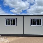 20ft Expandable House - with Ensuite exterior side view
