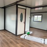 20ft Expandable House - with Ensuite interior outside of ensuite