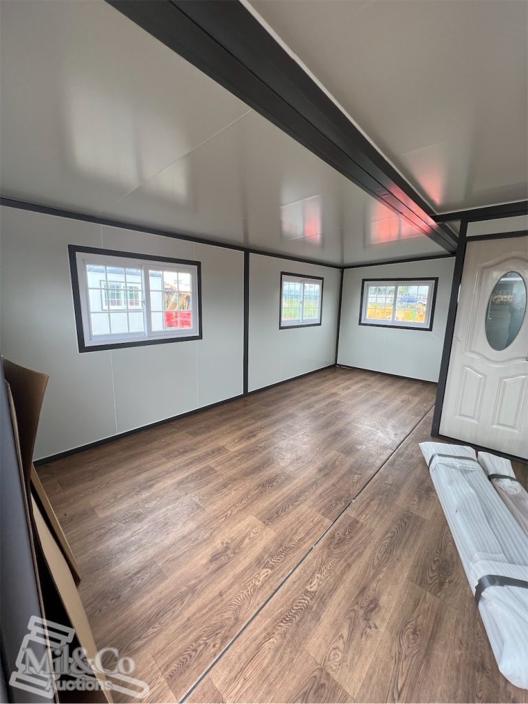 20ft Expandable House - with Ensuite interior back left hand side