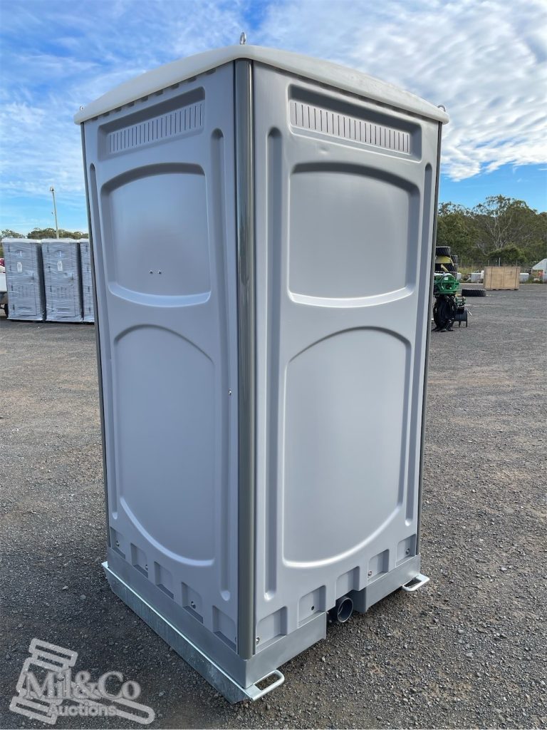 Portaloo exterior rear corner
