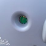 Portaloo exterior door lock vacant