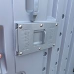 Portaloo interior door lock