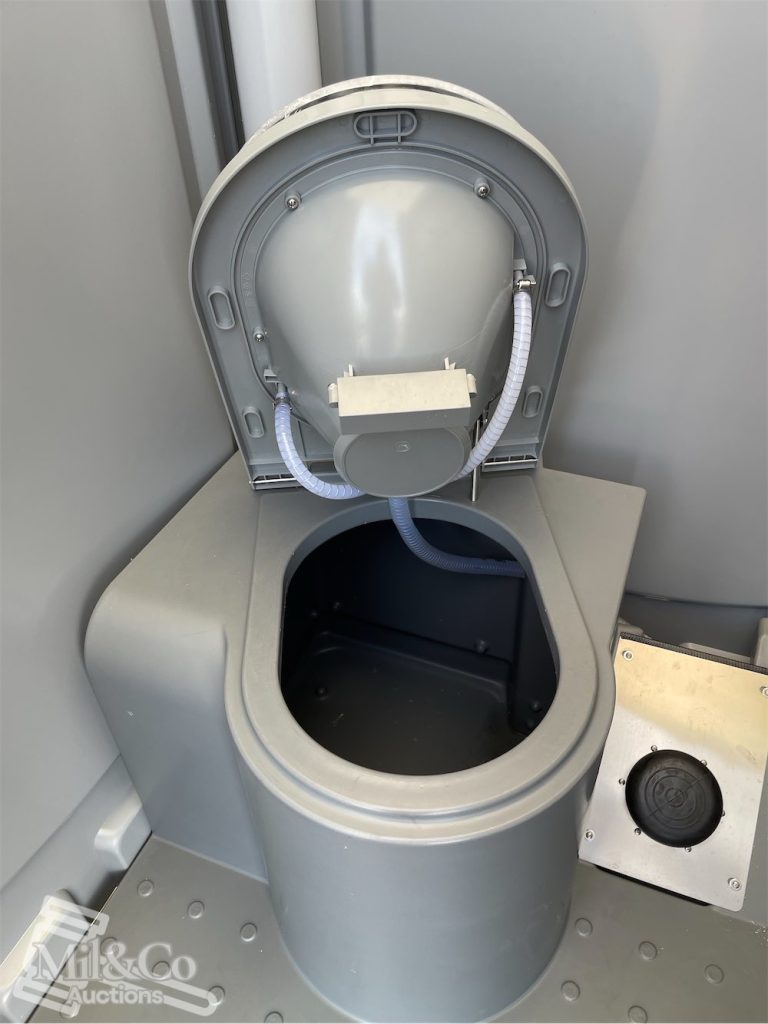 Portaloo interior toilet underside