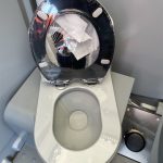 Portaloo interior toilet