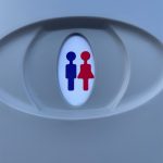 Portaloo front symbol unisex