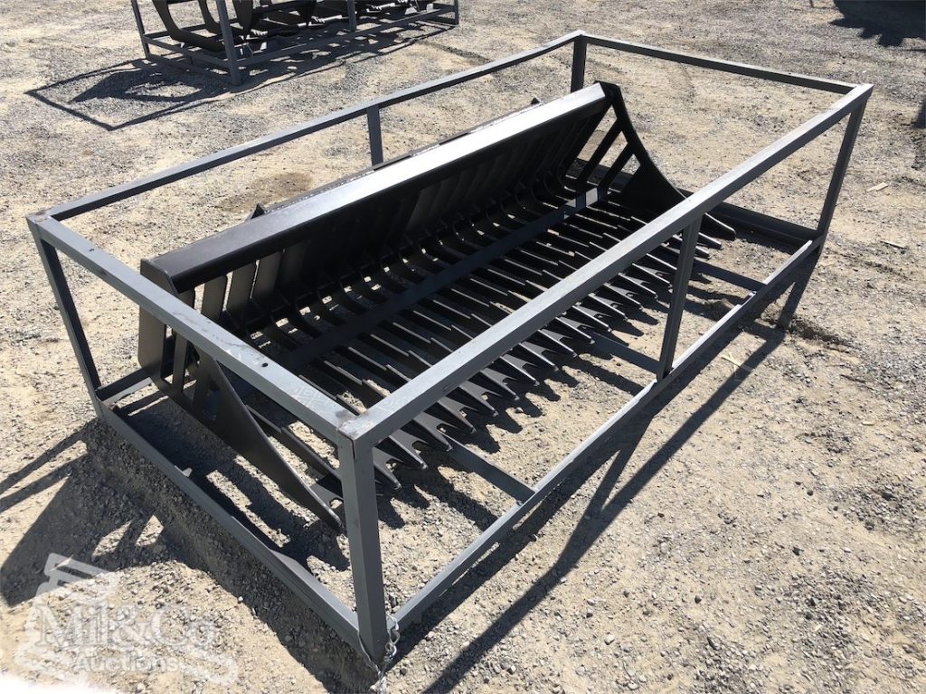 Rock Bucket Attachment to suit Skid Steer