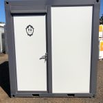 Toilet/Shower Block exterior front