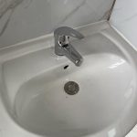 Toilet/Shower Block vanity sink