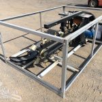 Skid Steer Trencher Attachment right front corner