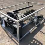 Skid Steer Trencher Attachment right rear corner