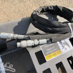 Skid Steer Trencher Attachment hydraulic hoses