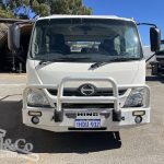 2015 Hino 300 717 Crew Cab Tray Back Truck exterior front