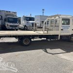 2015 Hino 300 717 Crew Cab Tray Back Truck exterior drivers side