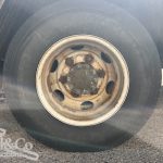 2015 Hino 300 717 Crew Cab Tray Back Truck rear tyre size showing 215/85R16