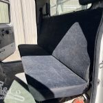 2015 Hino 300 717 Crew Cab Tray Back Truck interior back seat from passenger side