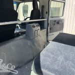 2015 Hino 300 717 Crew Cab Tray Back Truck interior back seat from passenger side