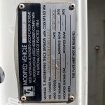 2015 Hino 300 717 Crew Cab Tray Back Truck vehicle modification plate