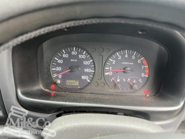 2003 Mazda E2000H Camper Van instrument cluster showing 291911 kilometres