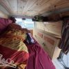 2003 Mazda E2000H Camper Van camper area with bed up