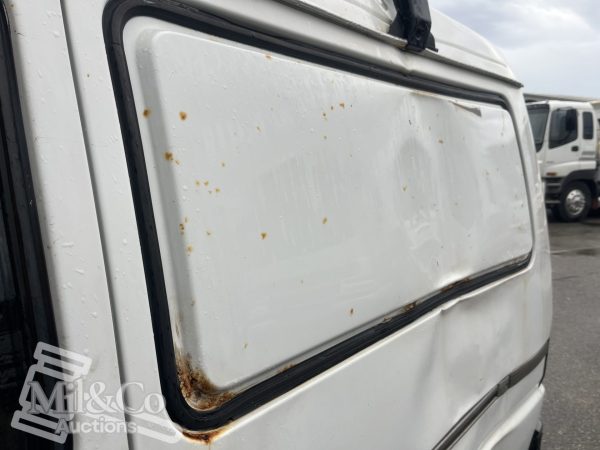 2003 Mazda E2000H Camper Van window panel dents and rust