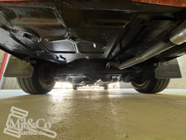 1977 Holden Gemini SL Sedan underside from rear